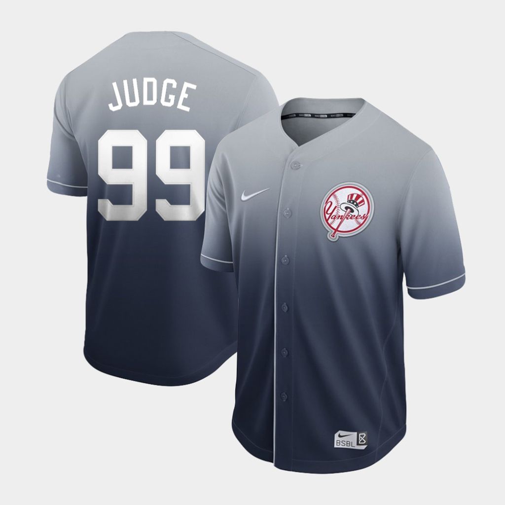 Men New York Yankees 99 Judge Nike Fade MLB Jersey